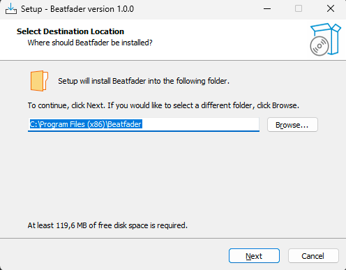 beatfader - PC Installation - step1