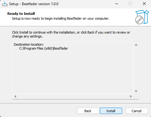 beatfader - PC Installation - step4