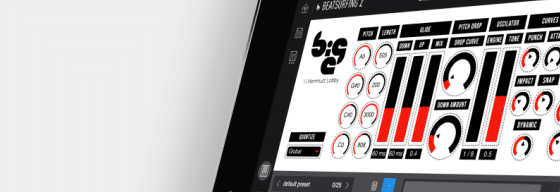 808 Biggie instrument's icon in the BEATSURFING2 iPad App website catalog.