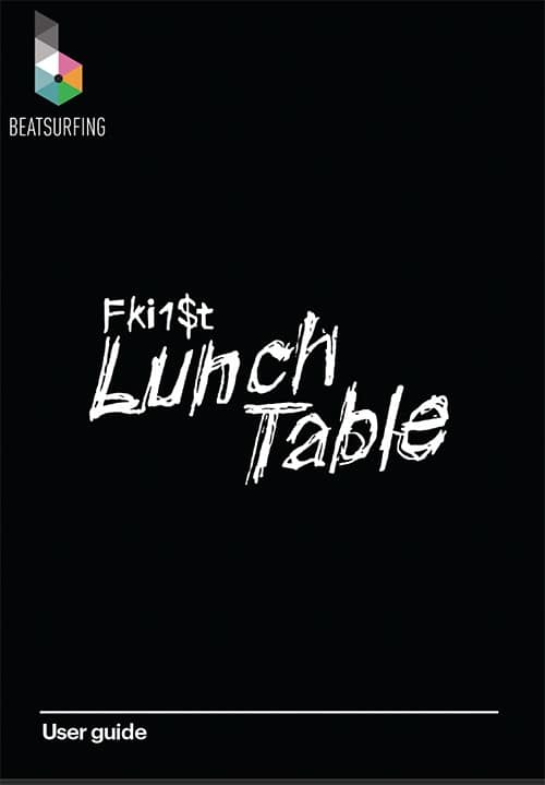 LunchTable User Guide pdf file cover