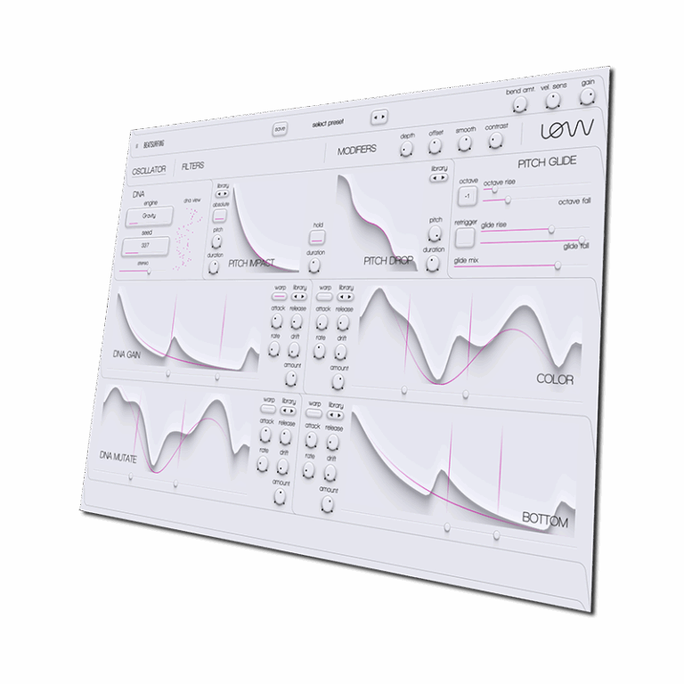 LOW audio plugin UI by BEATSURFING