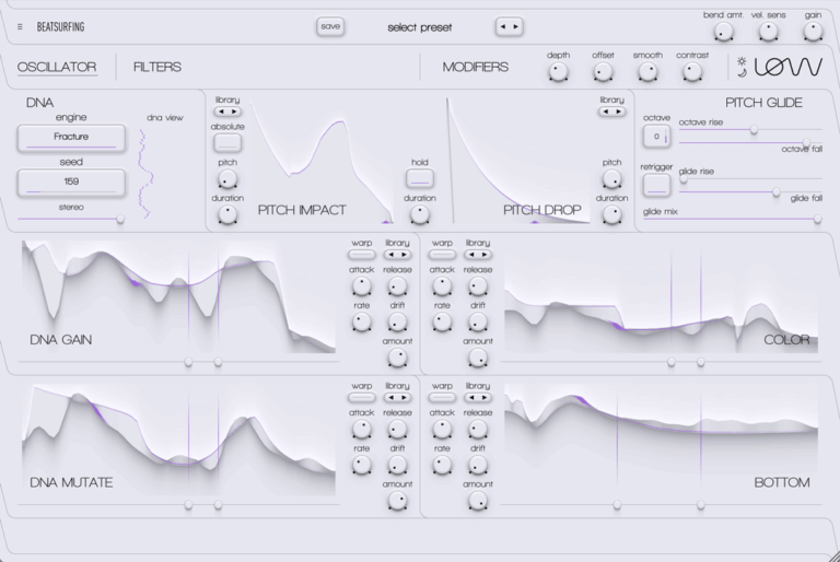 Light Mode UI from LØW by BEATSURFING