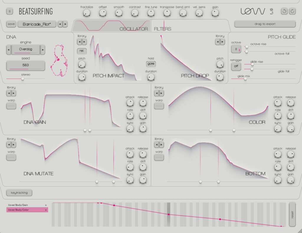 LOW Keytracking - light mode by BEATSURFING