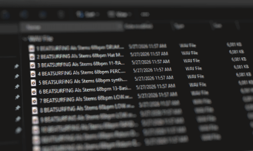 Stems to remix your beat by BEATSURFING