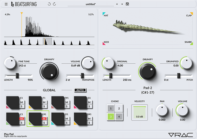 VRAC-UI-SNARE-Faceplate