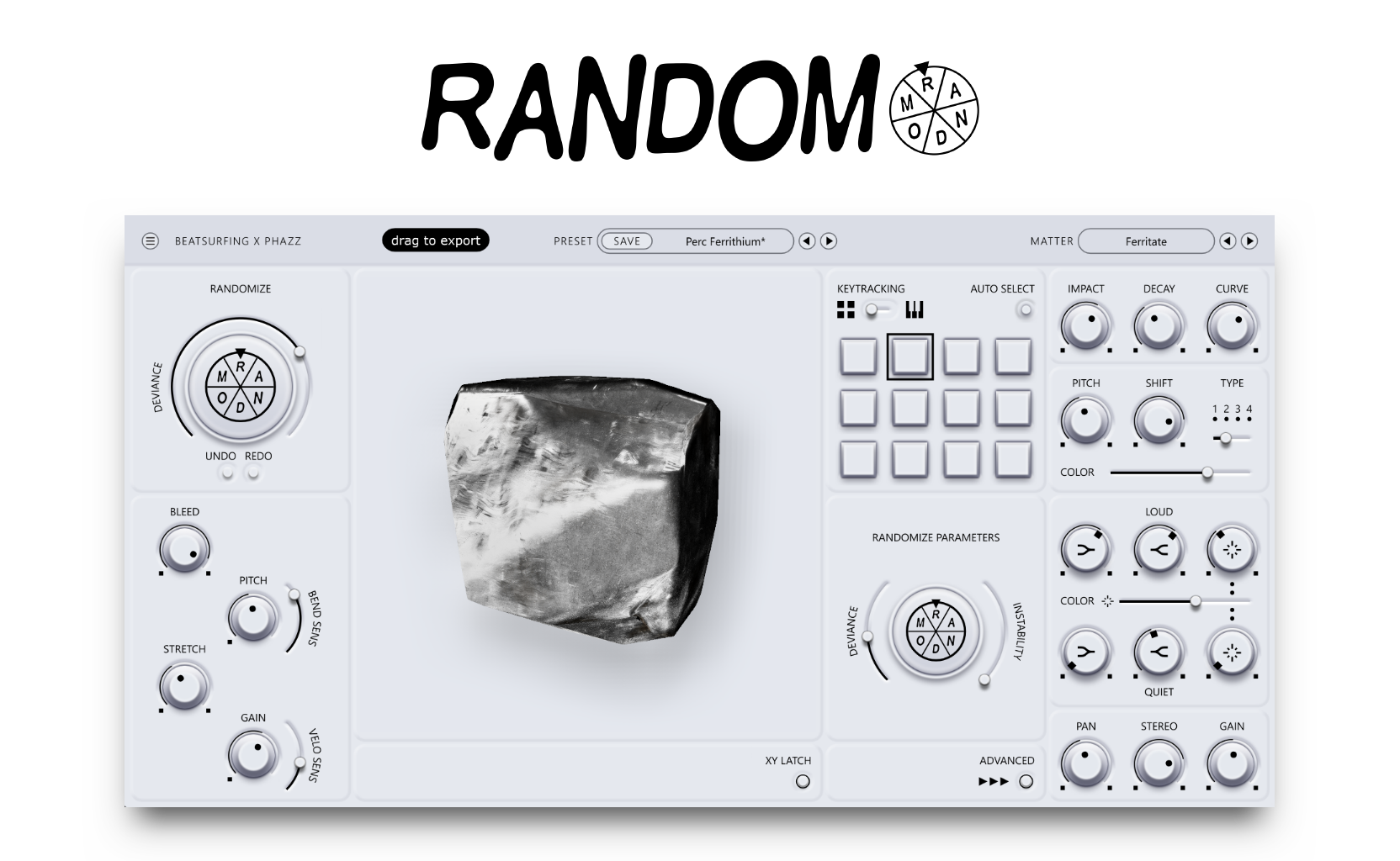 RANDOM Metal faceplate light - Homepage
