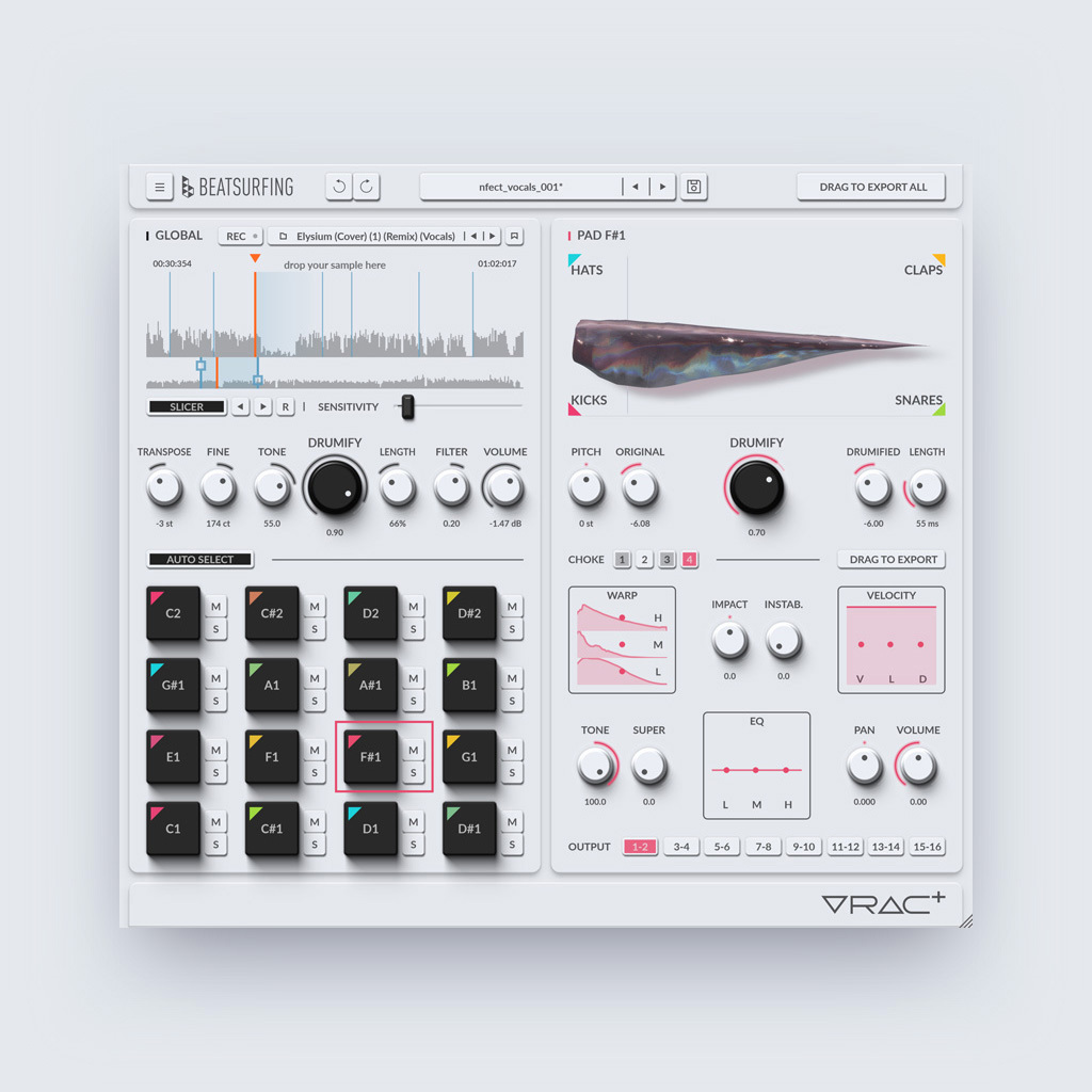 VRAC+ (VRAC Plus) UI light mode 2