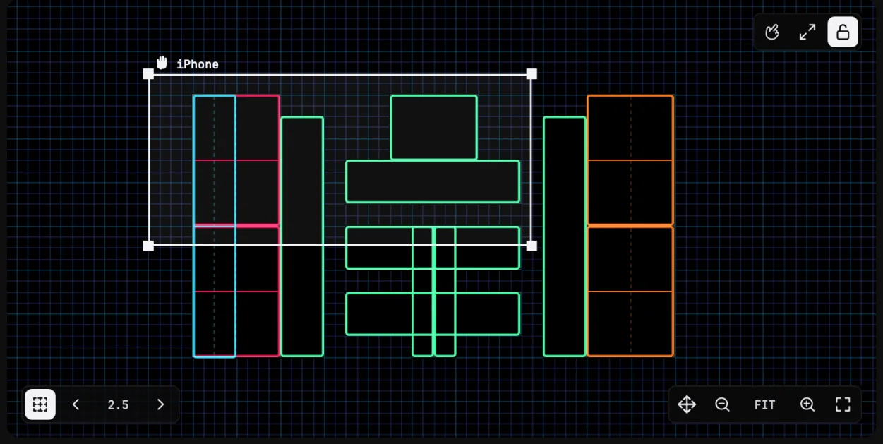 Devices frame resize and move