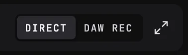 Direct and DAW rec