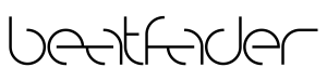 Logo beatfader black transparent background